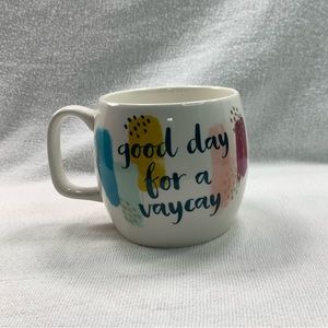 OPALHOUSE Stoneware good‎ day for a vaycay Mug Dishwasher Microwave Safe